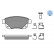 Kit de plaquettes de frein, frein à disque MEYLE-ORIGINAL Quality 025 244 8617/W