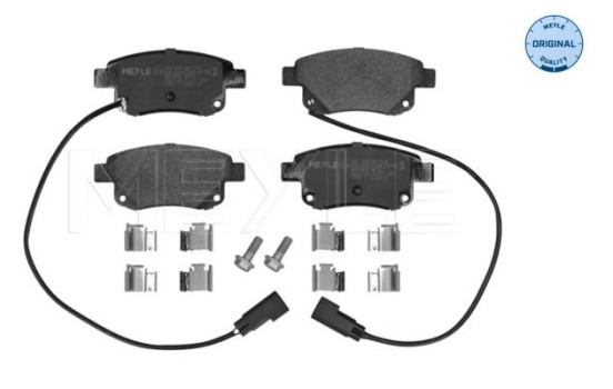 Kit de plaquettes de frein, frein à disque MEYLE-ORIGINAL Quality 025 244 8617/W, Image 3