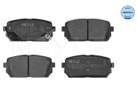 Kit de plaquettes de frein, frein à disque MEYLE-ORIGINAL Quality 025 244 9116/W