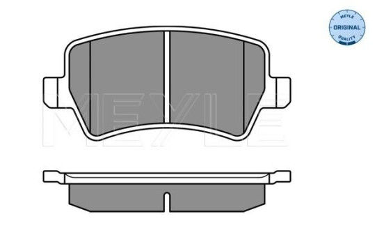 Kit de plaquettes de frein, frein à disque MEYLE-ORIGINAL Quality 025 244 9617