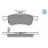 Kit de plaquettes de frein, frein à disque MEYLE-ORIGINAL Quality 025 245 7415/W
