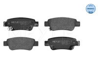 Kit de plaquettes de frein, frein à disque MEYLE-ORIGINAL Quality 025 246 3516/W