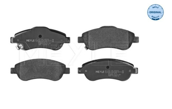 Kit de plaquettes de frein, frein à disque MEYLE-ORIGINAL Quality 025 246 3819/W