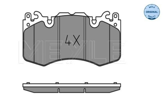 Kit de plaquettes de frein, frein à disque MEYLE-ORIGINAL Quality 025 246 5916