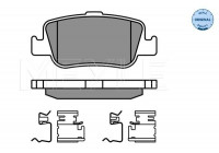 Kit de plaquettes de frein, frein à disque MEYLE-ORIGINAL Quality 025 246 6415/W