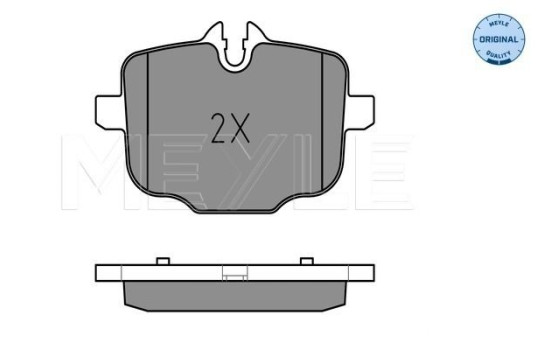 Kit de plaquettes de frein, frein à disque MEYLE-ORIGINAL Quality 025 247 0318, Image 2