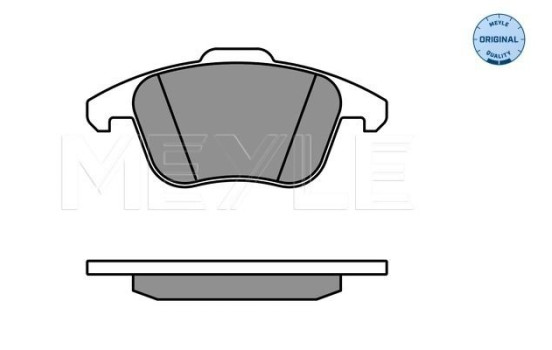 Kit de plaquettes de frein, frein à disque MEYLE-ORIGINAL Quality 025 247 0520/W, Image 2
