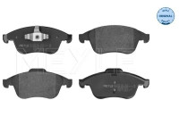 Kit de plaquettes de frein, frein à disque MEYLE-ORIGINAL Quality 025 247 1018