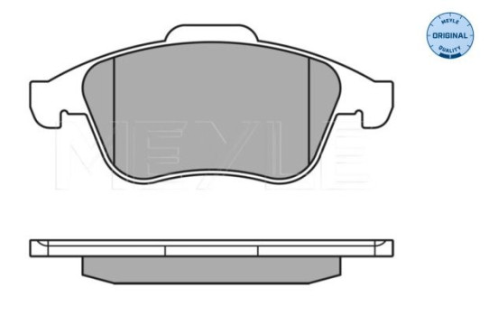 Kit de plaquettes de frein, frein à disque MEYLE-ORIGINAL Quality 025 247 1018, Image 3