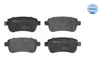 Kit de plaquettes de frein, frein à disque MEYLE-ORIGINAL Quality 025 248 2015