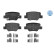 Kit de plaquettes de frein, frein à disque MEYLE-ORIGINAL Quality 025 249 2616/W