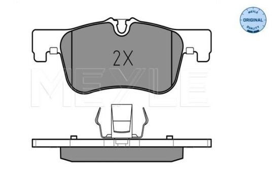 Kit de plaquettes de frein, frein à disque MEYLE-ORIGINAL Quality 025 250 1418