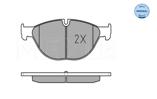 Kit de plaquettes de frein, frein à disque MEYLE-ORIGINAL Quality 025 250 4519, Image 3