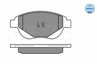 Kit de plaquettes de frein, frein à disque MEYLE-ORIGINAL Quality 025 250 9419