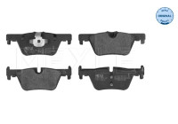 Kit de plaquettes de frein, frein à disque MEYLE-ORIGINAL Quality 025 253 0717