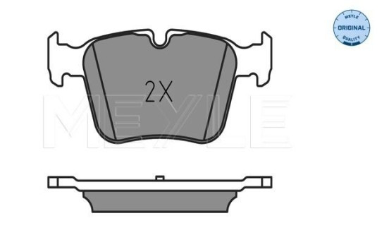 Kit de plaquettes de frein, frein à disque MEYLE-ORIGINAL Quality 025 253 5416, Image 2