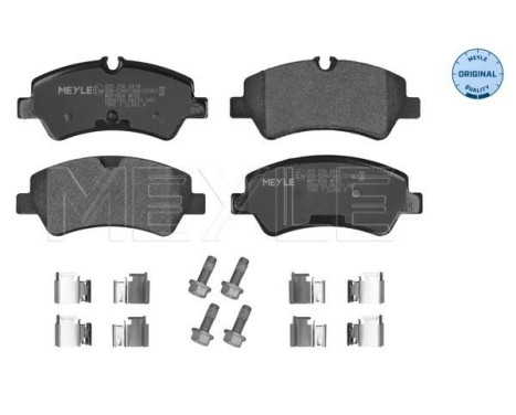 Kit de plaquettes de frein, frein à disque MEYLE-ORIGINAL Quality 025 256 0418, Image 3