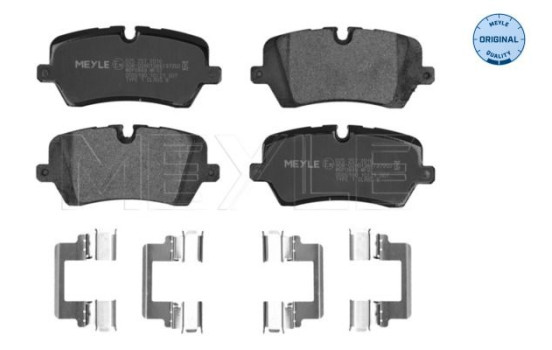 Kit de plaquettes de frein, frein à disque MEYLE-ORIGINAL Quality 025 257 2016