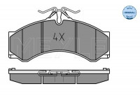 Kit de plaquettes de frein, frein à disque MEYLE-ORIGINAL Quality 025 290 7620
