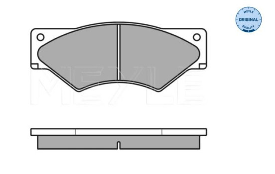 Kit de plaquettes de frein, frein à disque MEYLE-ORIGINAL Quality 025 291 0720/W, Image 2