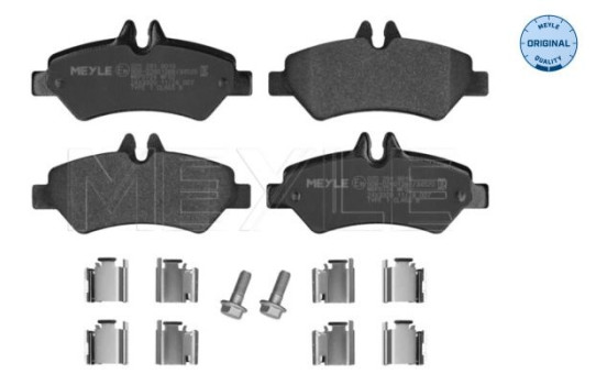 Kit de plaquettes de frein, frein à disque MEYLE-ORIGINAL Quality 025 291 9019, Image 2