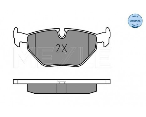 Kit de plaquettes de frein, frein à disque MEYLE-ORIGINAL Quality, Image 2
