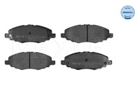 Kit de plaquettes de frein, frein à disque MEYLE-ORIGINAL: True to OE. 025 245 2316/W