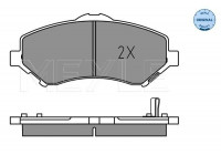 Kit de plaquettes de frein, frein à disque MEYLE-ORIGINAL: True to OE. 025 246 0417