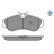 Kit de plaquettes de frein, frein à disque MEYLE-PD: Advanced design and technology. 025 236 0319/PD