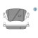 Kit de plaquettes de frein, frein à disque MEYLE-PD: Advanced design and technology. 025 251 0917/PD