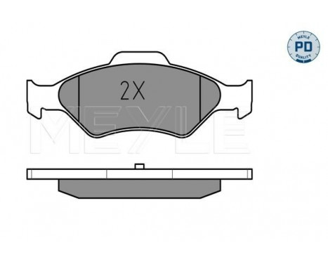 Kit de plaquettes de frein, frein à disque MEYLE-PD: Advanced design and technology., Image 2