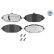 Kit de plaquettes de frein, frein à disque MEYLE-PD: Advanced performance and design. 025 220 7619/PD, Vignette 2