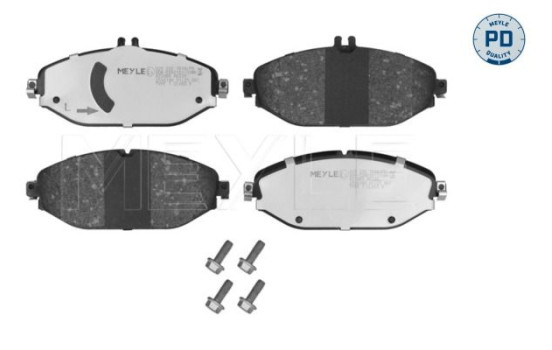 Kit de plaquettes de frein, frein à disque MEYLE-PD: Advanced performance and design. 025 220 7619/PD, Image 2