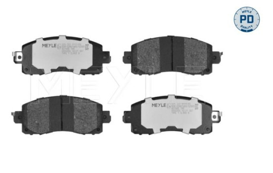 Kit de plaquettes de frein, frein à disque MEYLE-PD: Advanced performance and design. 025 222 0117/PD, Image 3