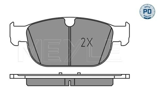 Kit de plaquettes de frein, frein à disque MEYLE-PD: Advanced performance and design. 025 223 1719/PD, Image 2