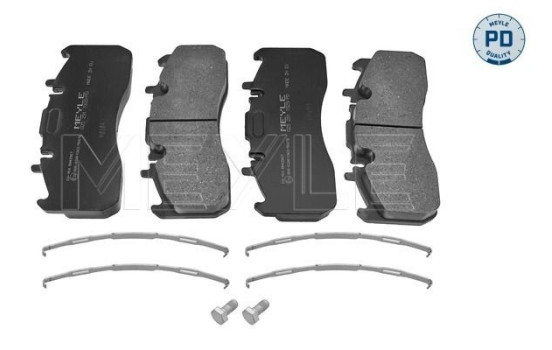 Kit de plaquettes de frein, frein à disque MEYLE-PD: Advanced performance and design. 025 291 7329/PD
