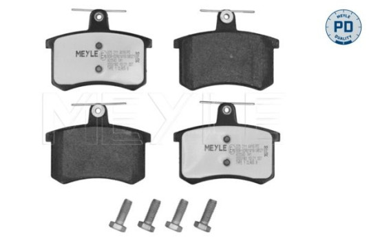 Kit de plaquettes de frein, frein à disque MEYLE-PD Quality 025 211 4416/PD, Image 2