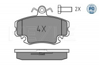 Kit de plaquettes de frein, frein à disque MEYLE-PD Quality 025 214 6318/PD
