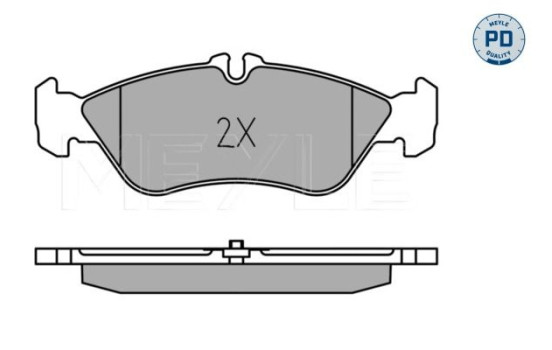 Kit de plaquettes de frein, frein à disque MEYLE-PD Quality 025 215 9218/PD, Image 3