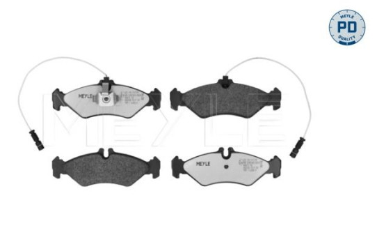 Kit de plaquettes de frein, frein à disque MEYLE-PD Quality 025 216 2117/PD, Image 3