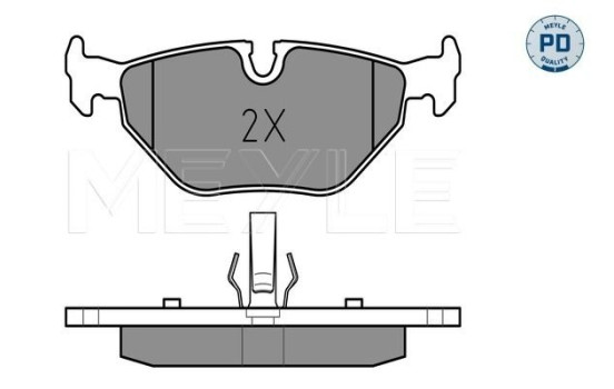 Kit de plaquettes de frein, frein à disque MEYLE-PD Quality 025 219 3417/PD