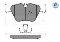 Kit de plaquettes de frein, frein à disque MEYLE-PD Quality 025 219 9020/PD