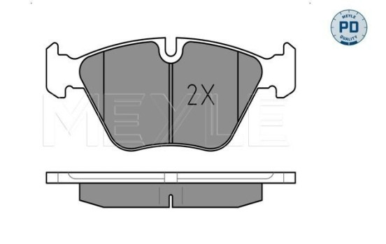 Kit de plaquettes de frein, frein à disque MEYLE-PD Quality 025 219 9020/PD, Image 2