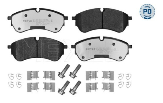 Kit de plaquettes de frein, frein à disque MEYLE-PD Quality 025 221 4721/PD, Image 2