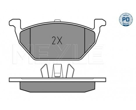 Kit de plaquettes de frein, frein à disque MEYLE-PD Quality 025 231 3019/PD