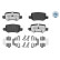 Kit de plaquettes de frein, frein à disque MEYLE-PD Quality 025 231 3814/PD