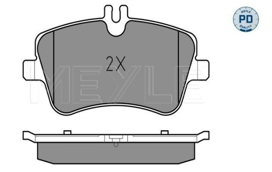 Kit de plaquettes de frein, frein à disque MEYLE-PD Quality 025 231 4419/PD