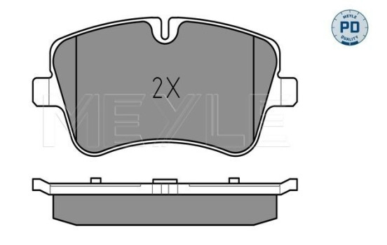 Kit de plaquettes de frein, frein à disque MEYLE-PD Quality 025 231 4419/PD, Image 2