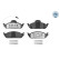 Kit de plaquettes de frein, frein à disque MEYLE-PD Quality 025 231 9317/PD, Vignette 3