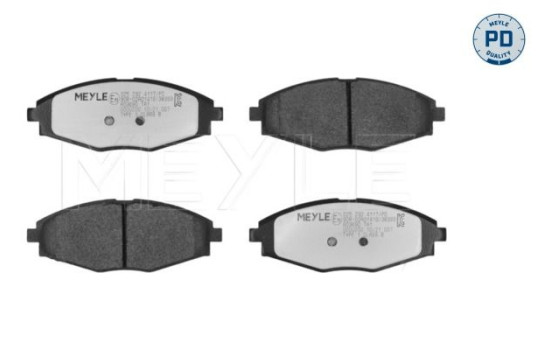 Kit de plaquettes de frein, frein à disque MEYLE-PD Quality 025 232 4117/PD, Image 2